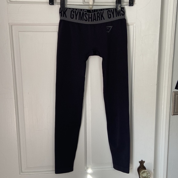 Gymshark Vital Seamless Leggings - Black Marl SIZE xSMALL - Picture 2 of 5